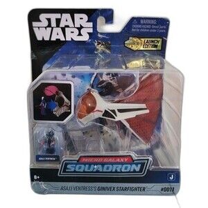 STAR WARS Micro Galaxy Squadron Asajj Ventress’s Ginivex Starfighter (NIB)